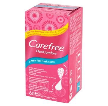 Carefree Flexi Comfort Cotton Feel Fresh Scent wkładki higieniczne 1 op.- 60 szt.