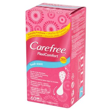Carefree Flexi Comfort Fresh Scent wkładki higieniczne 1 op.- 60 szt.
