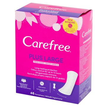 Carefree Plus Large Wkładki higieniczne Fresh Scent 1 op. - 46 szt.