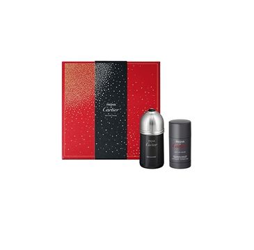 Cartier Pasha Edition Noire zestaw woda toaletowa spray 100ml + dezodorant sztyft 75ml