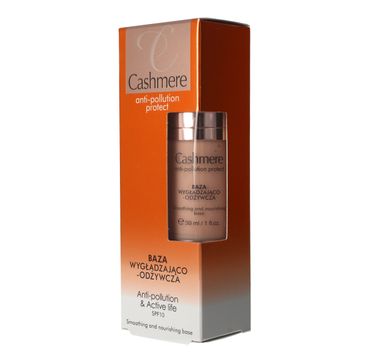 Cashmere Anti-Pollution Protect & Active Life baza pod makijaż wygładzająco-odżywcza 30 ml