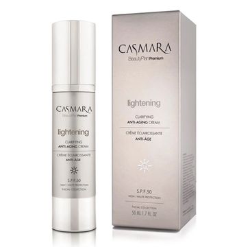 Casmara Lightening Clarifying Anti-Aging Cream SPF50 rozjaśniający krem przeciwzmarszczkowy 50ml