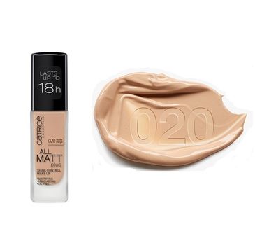 Catrice podkład matujacy All Matt Plus Shine Control 020 (30 ml)