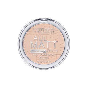 Catrice All Matt puder matujący 010 Transparent (10 g)