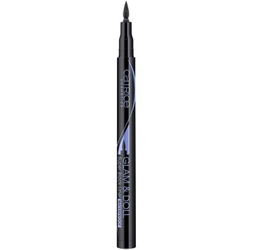 Catrice Glam & Doll Super Waterproof wodoodporny eyeliner Black (1 ml)