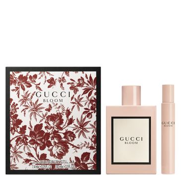 Gucci Bloom zestaw woda perfumowana spray 100ml + miniatura wody perfumowanej roll-on 7.4ml