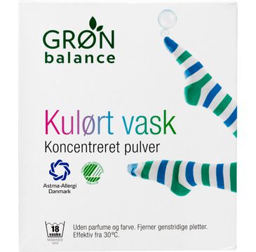 Gron Balance – Proszek do prania tkanin kolorowych Koncentreret Pulver (785 g)