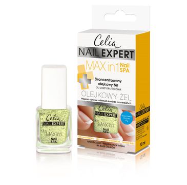 Celia Nail Expert Skoncentrowany olejkowy żel do paznokci i skórek Max in 1 Nail SPA 10ml