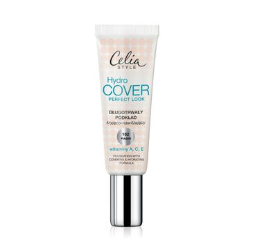 Celia Style Hydro Cover Podkład do twarzy kryjąco-nawilżający nr 102 piasek 30 ml