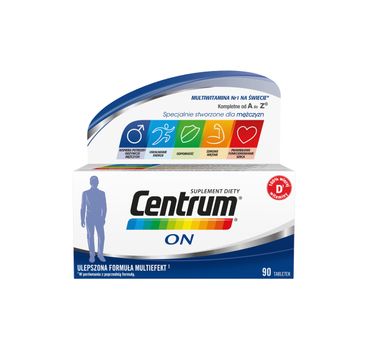 Centrum On witaminy i minerały dla mężczyzn suplement diety (90 tabletek)