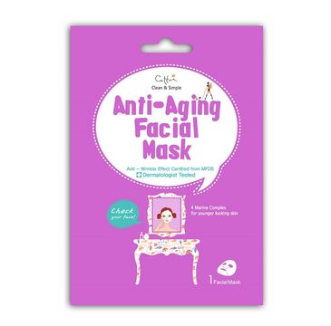 Cettua Anti-Aging Facial Mask maska ograniczająca oznaki starzenia w płacie