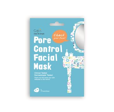 Cettua Pore Control Facial Mask maska na rozszerzone pory w płacie