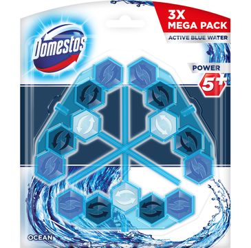 Domestos Power 5+ Ocean kostka toaletowa 3x55g