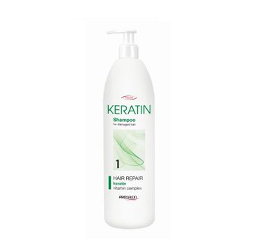 Chantal Prosalon Keratin Hair Repair Vitamin Complex 1 Shampoo For Damaged Hair szampon z keratyną do codziennej pielęgnacji włosów zniszczonych. suchych i matowych 1000g