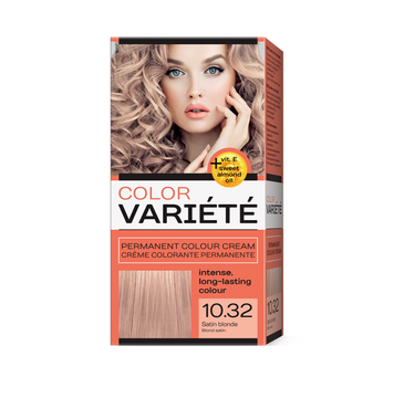 Chantal Variete Color Permanent Color Cream farba trwale koloryzująca 10.32 Satynowy Blond (50 g)