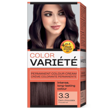 Chantal Variete Color Permanent Color Cream farba trwale koloryzująca 3.3 Ciemna Czekolada (50 g)