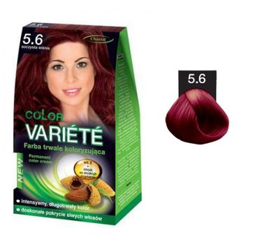 Chantal Variete Color Permanent Color Cream farba trwale koloryzująca 5.6 Soczysta Wiśnia 50g