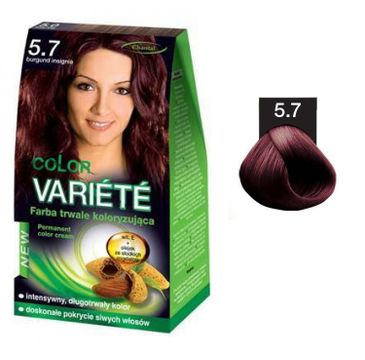 Chantal Variete Color Permanent Color Cream farba trwale koloryzująca 5.7 Burgund Insignia 50g