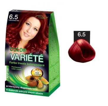 Chantal Variete Color Permanent Color Cream farba trwale koloryzująca 6.5 Rubinowa Noc 50g