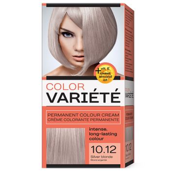 Chantal Variete Color Permanent Colour Cream farba trwale koloryzująca 10.12 Srebrzysty Blond (110 g)