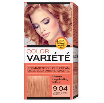 Chantal Variete Color Permanent Colour Cream farba trwale koloryzująca 9.04 Miedziany Blond (110 g)