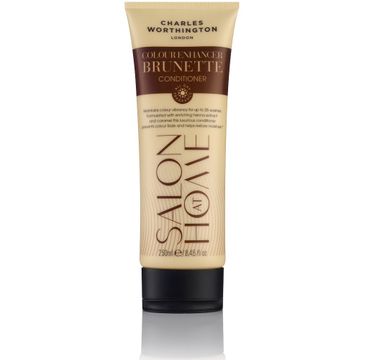 Charles Worthington Salon At Home Colour Enhancer Brunette Conditioner odżywka podkreślająca i utrwalająca kolor dla brunetek 250ml
