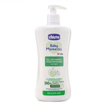 Chicco Baby Moments Kids żel do kąpieli i pod prysznic dla skóry delikatnej 0m+ 500ml