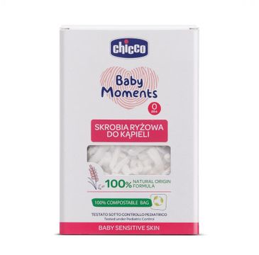 Chicco Baby Moments organiczna skrobia ryżowa do kąpieli 0m+ (250 g)
