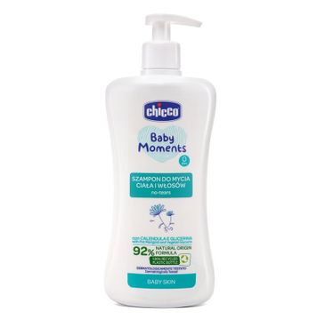 Chicco Baby Moments szampon do mycia ciała i włosów 0m+ 500ml