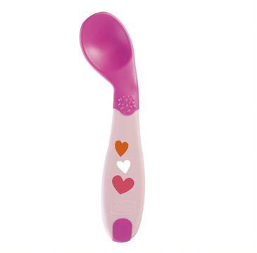 Chicco Baby's First Spoon pierwsza łyżeczka 8m+ Różowa