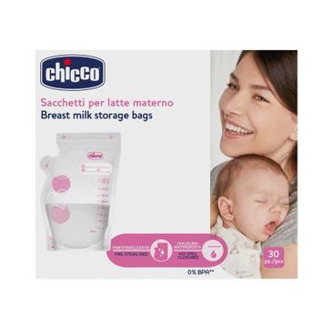 Chicco Breast Milk Storage Bags torebki do przechowywania mleka (30 szt.)