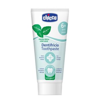 Chicco Toothpaste Pasta do zębów z fluorem 1450ppm o smaku miętowym 6l+ (50 ml)