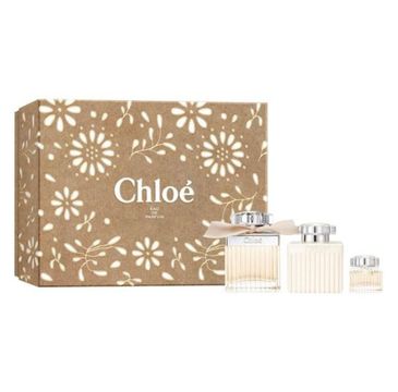 Chloe zestaw woda perfumowana spray (75 ml) + balsam do ciała (100 ml) + miniatura wody perfumowanej (5 ml)