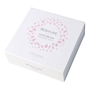 Chlorys – Rosylife Alpenrose For Eternal Youth zestaw przeciwzmarszkowy krem na dzień 50ml + przeciwzmarszczkowe serum do twarzy 10ml + przeciwzmarszczkowy krem na noc 10 ml (1 szt.)