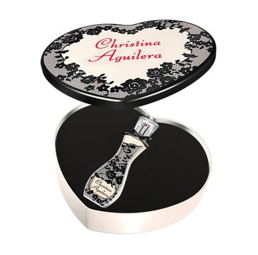 Christina Aguilera Signature zestaw woda perfumowana spray 30ml + pudełko w kształcie serca