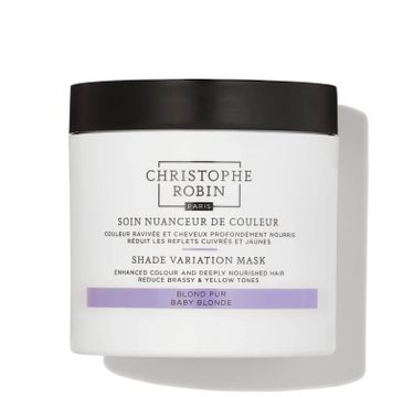 Christophe Robin Shade Variation Mask odżywcza kremowa maska odświeżająca kolor włosów Baby Blonde 250ml