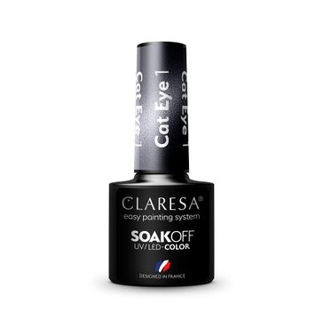 Claresa Soak Off UV/LED Cat Eye lakier hybrydowy 1 (5 g)