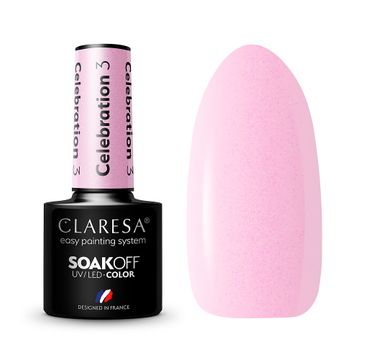 Claresa Soak Off UV/LED Celebration lakier hybrydowy 3 5g