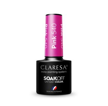 Claresa Soak Off UV/LED Pink lakier hybrydowy 540 ( 5g)