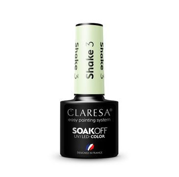 Claresa Soak Off UV/LED Shake lakier hybrydowy 3 (5 g)