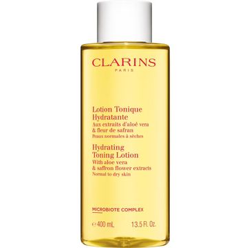 Clarins Hydrating Toning Lotion tonik nawilżający do skóry normalnej i suchej (400 ml)