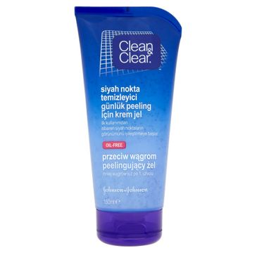 Clean&Clear Peelingujący żel do twarzy przeciw wągrom 150 ml