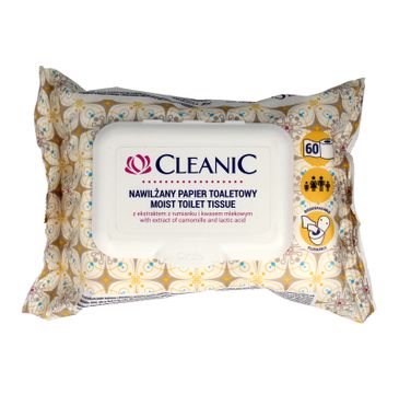 Cleanic Intimate nawilżany papier toaletowy 1 op. - 60 szt.