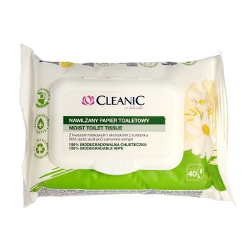 Cleanic – Nawilżany papier o zapachu gumy balonowej (40 szt.)
