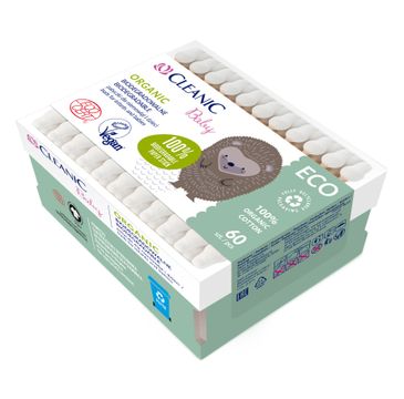 Cleanic – Patyczki dziecięce ECO Baby (60 szt.)