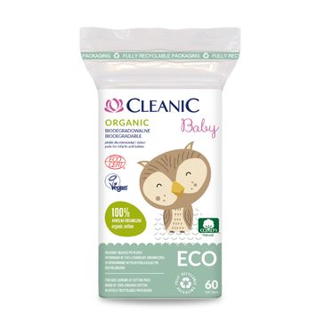 Cleanic – Płatki dziecięce ECO Baby (60 szt.)