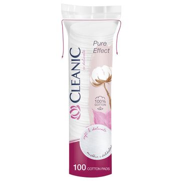 Cleanic Pure Effect płatki kosmetyczne okrągłe (100 szt.)