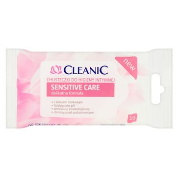 Cleanic Sensitive Care chusteczki do higieny intymnej 1 op - 10 szt.