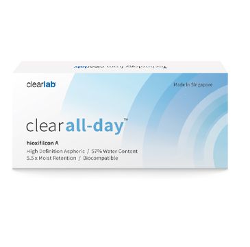 Clearlab Clear All-Day miesięczne soczewki kontaktowe -2.50 (3 szt.)