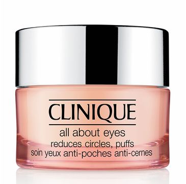 Clinique All About Eyes Krem-żel redukujący sińce pod oczami, opuchliznę oraz linie i drobne zmarszczki (15 ml)